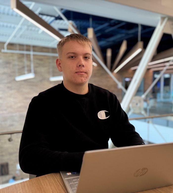 Maksym Cherevatyi is a Baldwinsville High School graduate who is majoring in Computer Science. He will complete his degree next May.