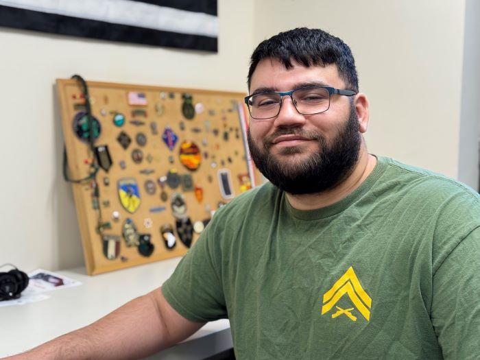 Terrell Horton is a student veteran who is excelling in the Surgical Technology degree program.