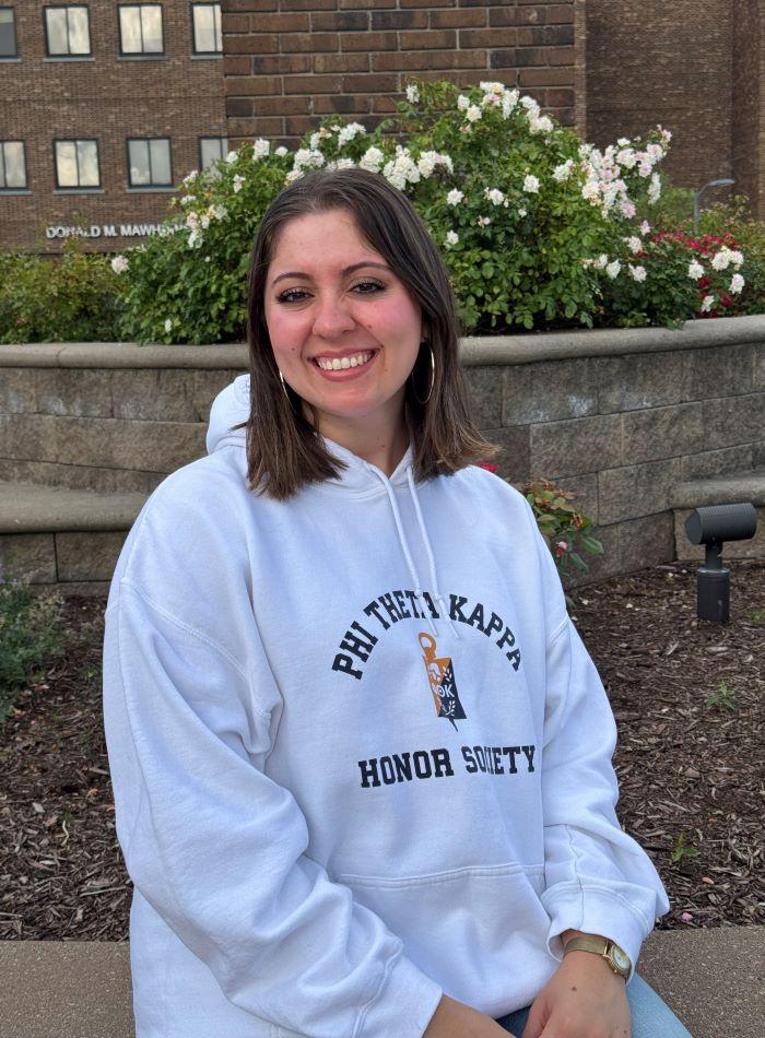 Elena Villasenor is a native of Mexico who is President of the Phi Theta Kappa Honor Society and a Mathematics &amp; Science major.