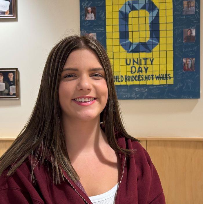 Zoie Porter is a 2025 graduate of Liverpool High School who is majoring in Human Services and is Co-Chair of Onondaga Community College's Unity Day Committee.