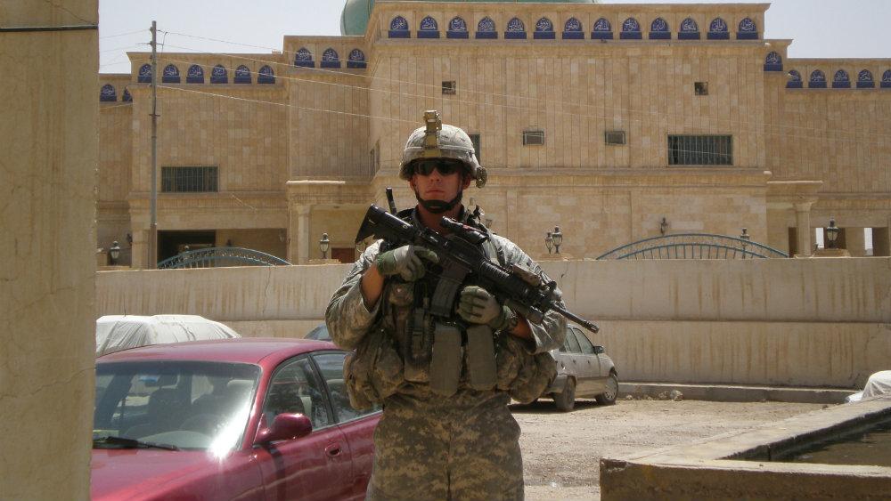 Logan Walker serving in Iraq in 2007 and 2008.