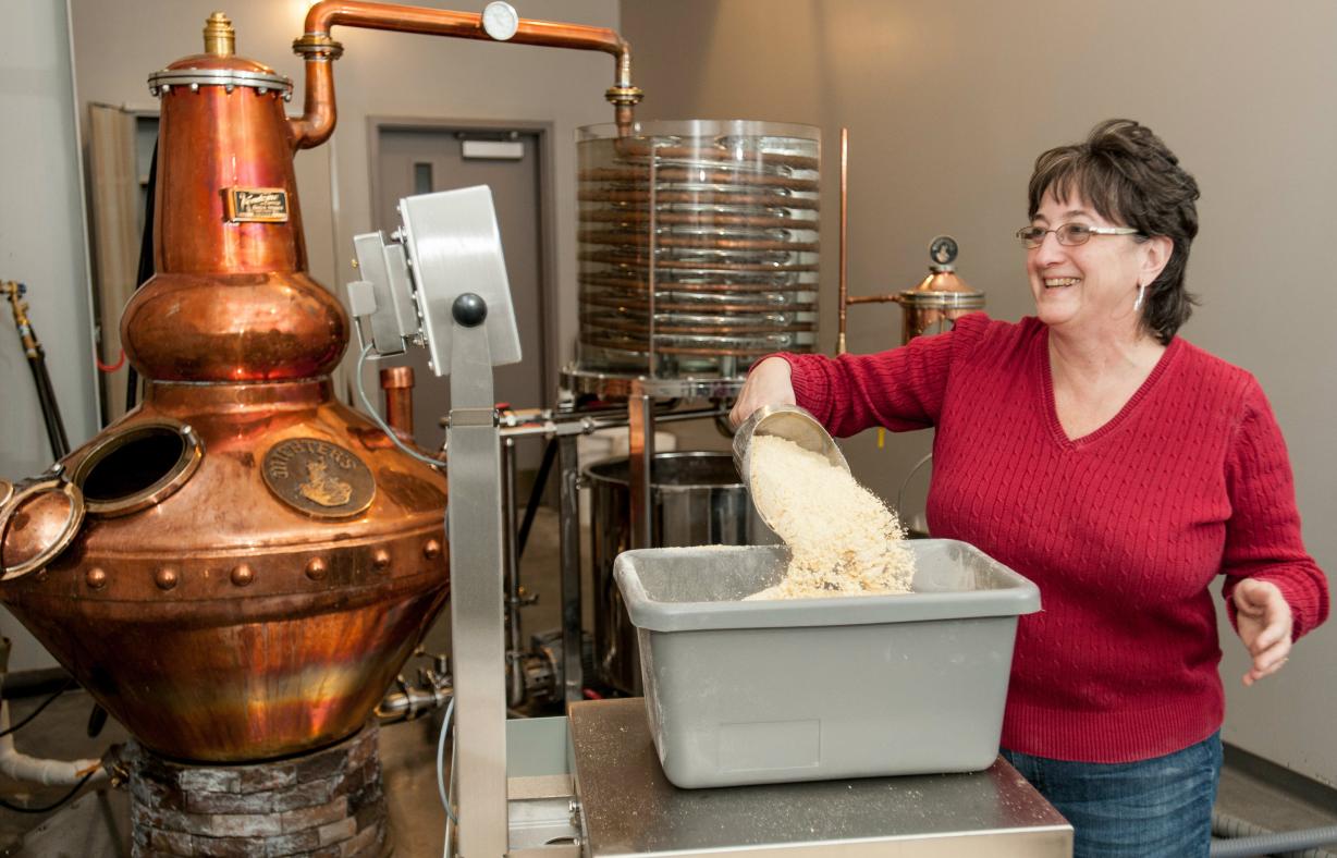 RESIZED at distiller Pamela Heilmann, '91