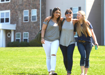 Group of students walking 